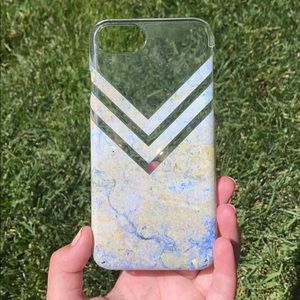 iPhone 8/7/6/6s clear marble type case,